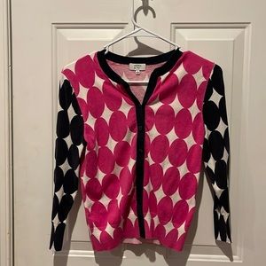 Well loved 3/4 quarter sleeve Crown & Ivy cardigan.  Sz small.